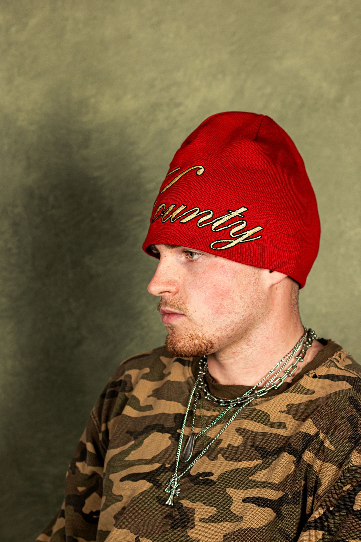 'SCRIPT' BEANIE