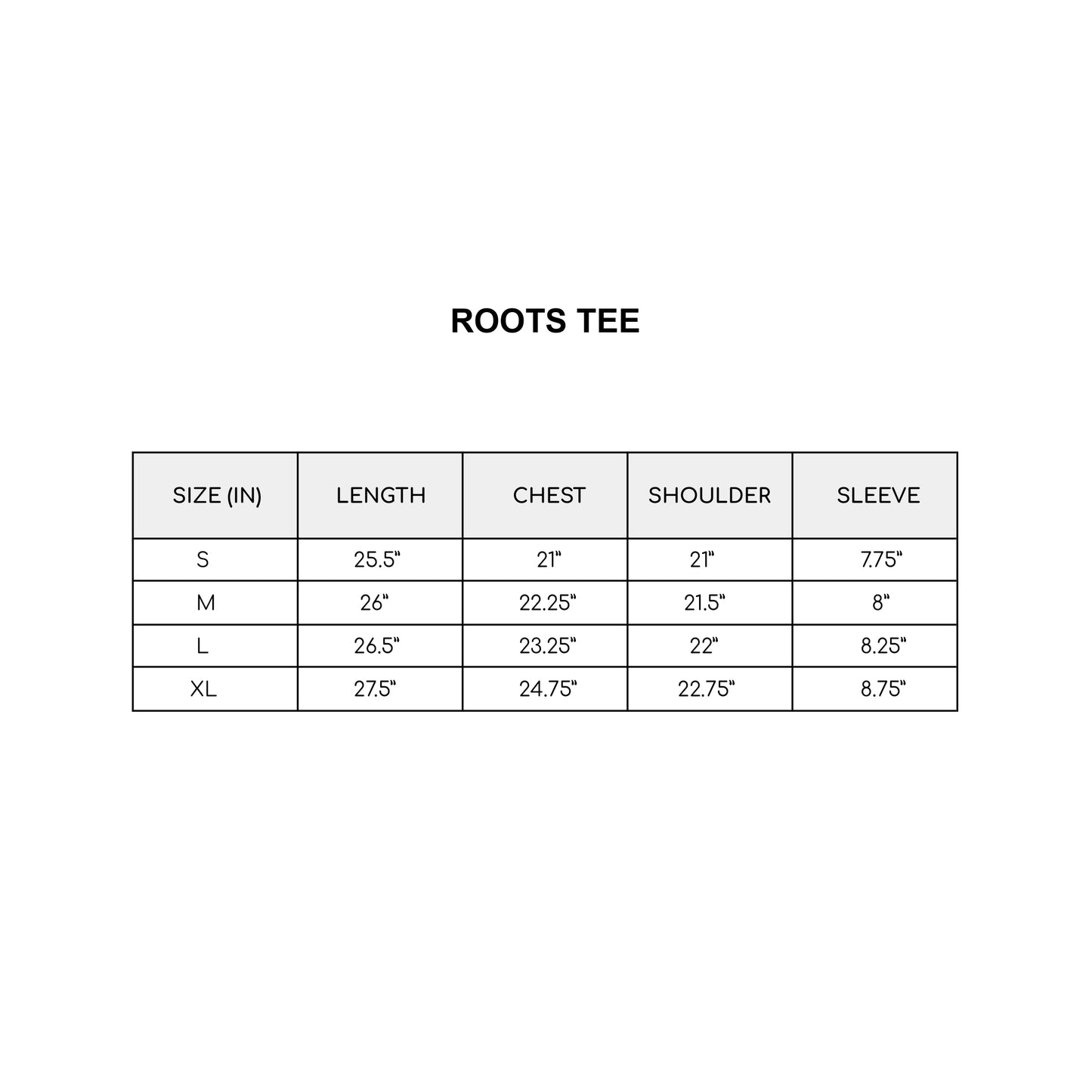 ‘ROOTS’ TEE
