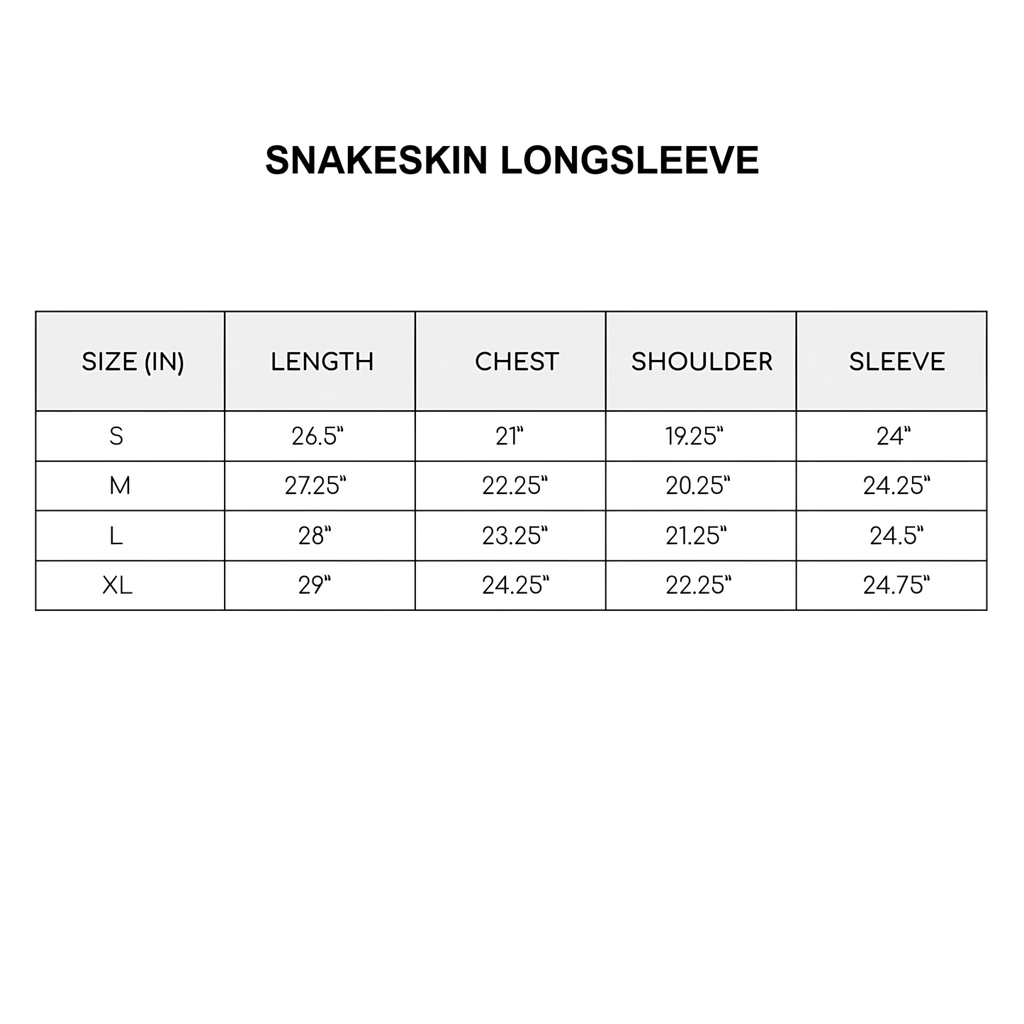 SNAKESKIN LONGSLEEVE