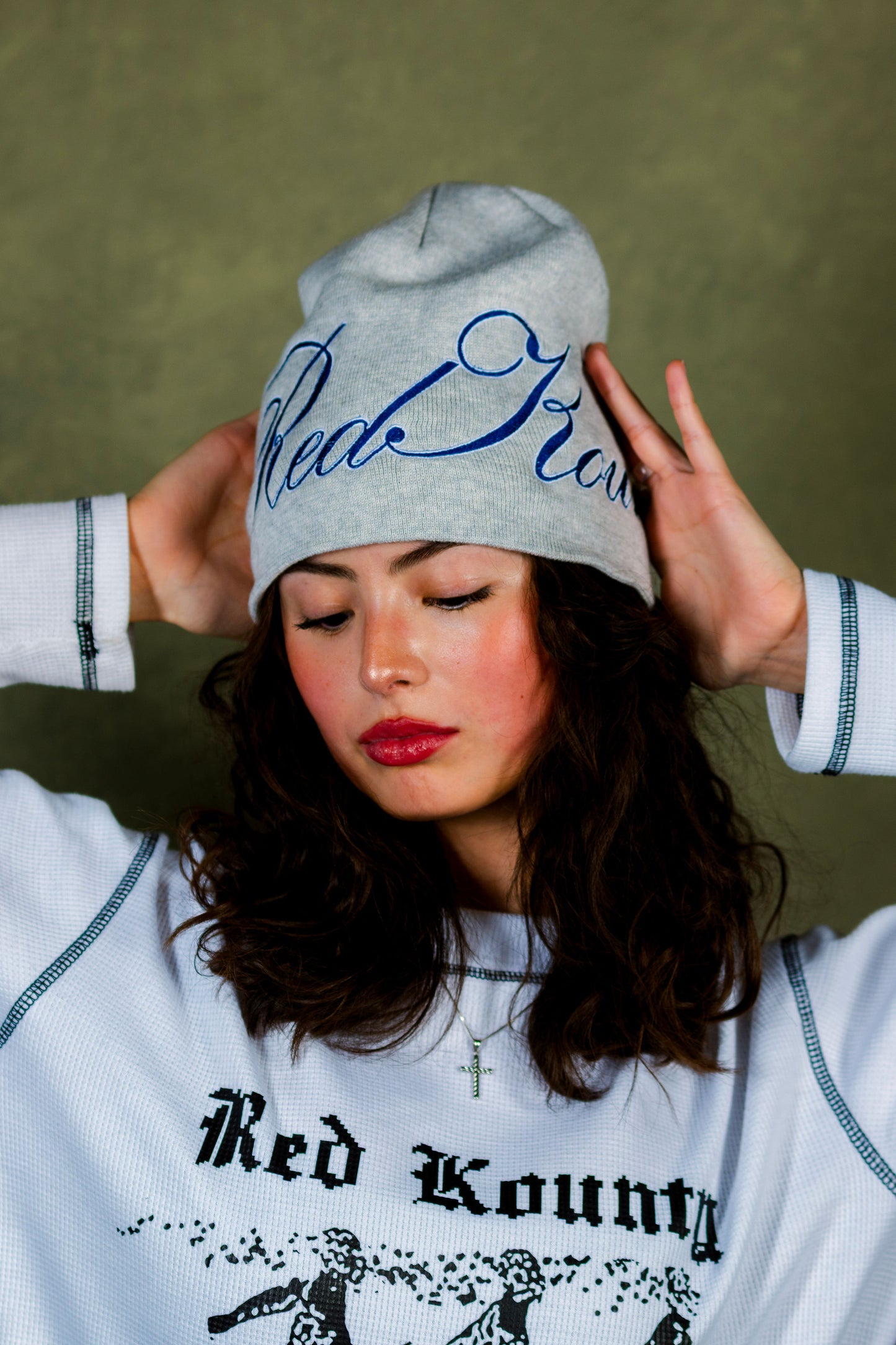 'SCRIPT' BEANIE