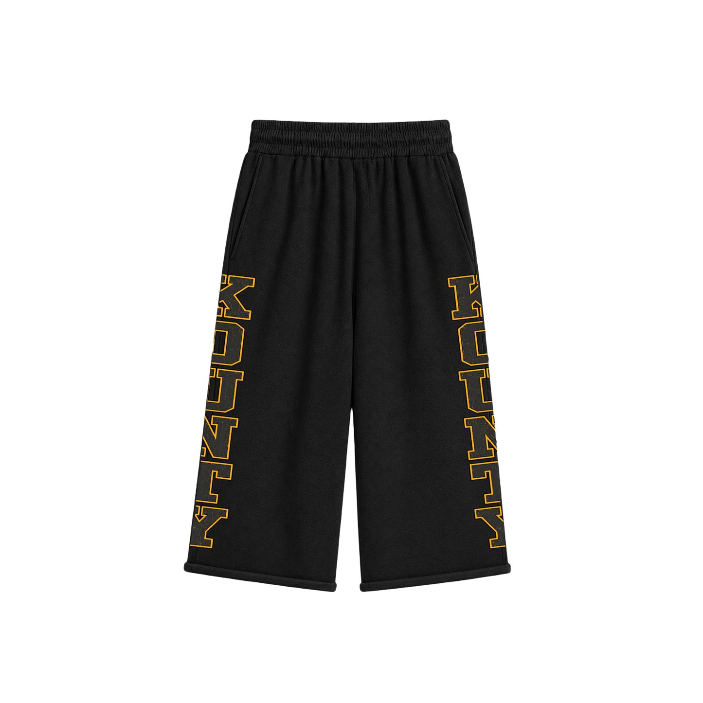 ‘VARSITY’ SHORTS - BLACK