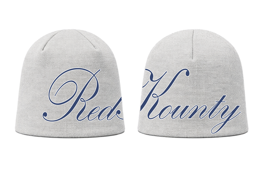 'SCRIPT' BEANIE - GREY