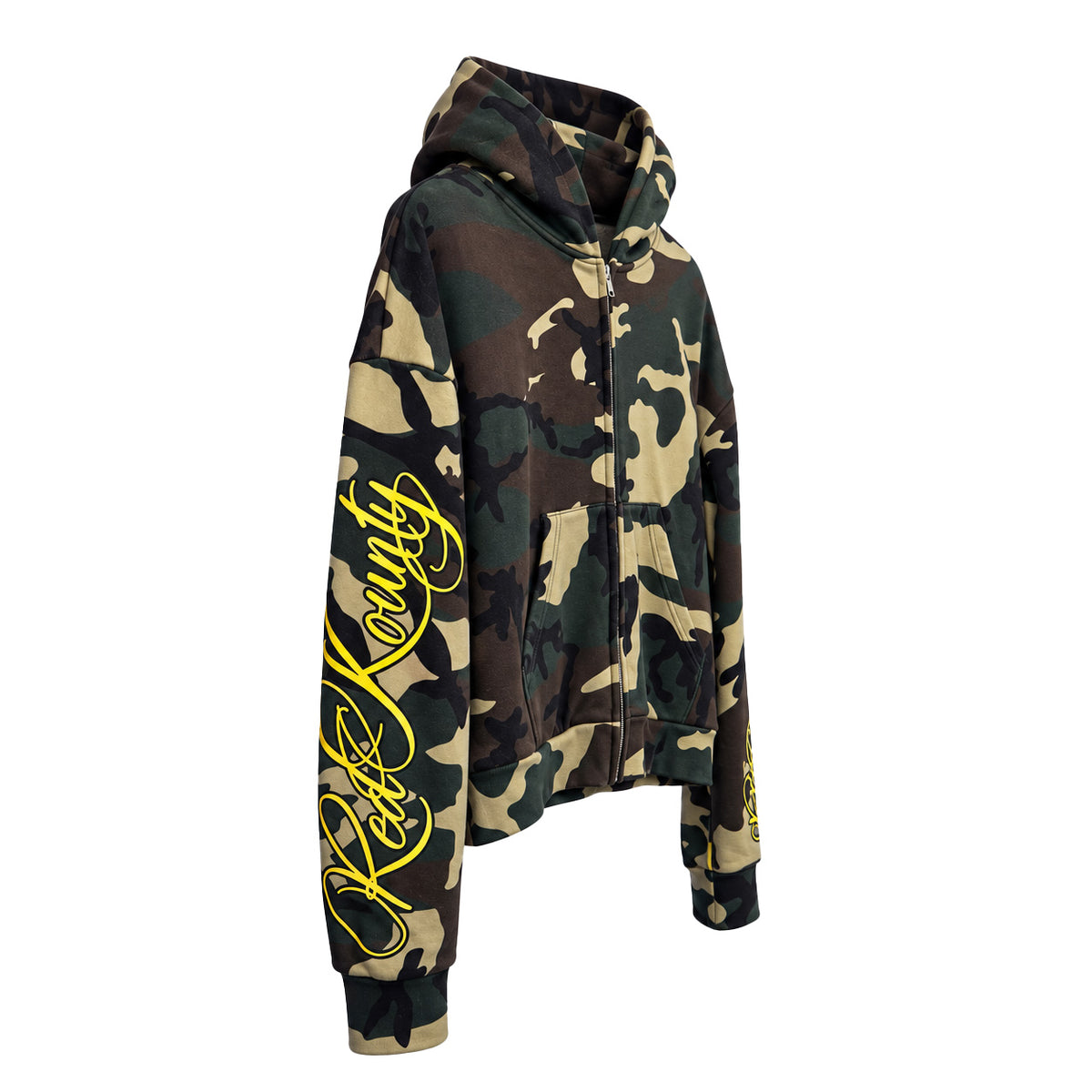 CAMO 'SCRIPT' HOODIE
